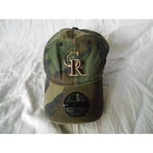 NEW Era 9Twenty Adjustable Back MLB Colorado Rockies Camo Baseball Hat Cap Child